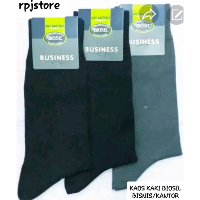 KAOS KAKI BIOSIL BUSINESS ANTIBAKTERIA KANTORAN