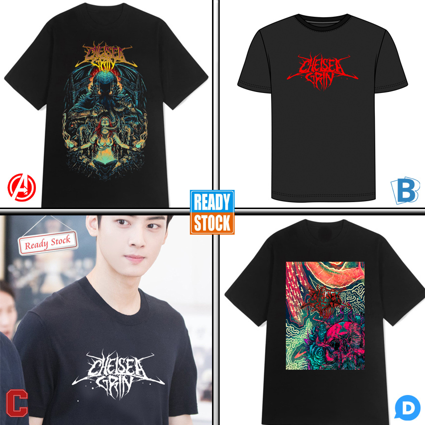 Kaos Chelsea Grin Band Tshirt 100% Cotton