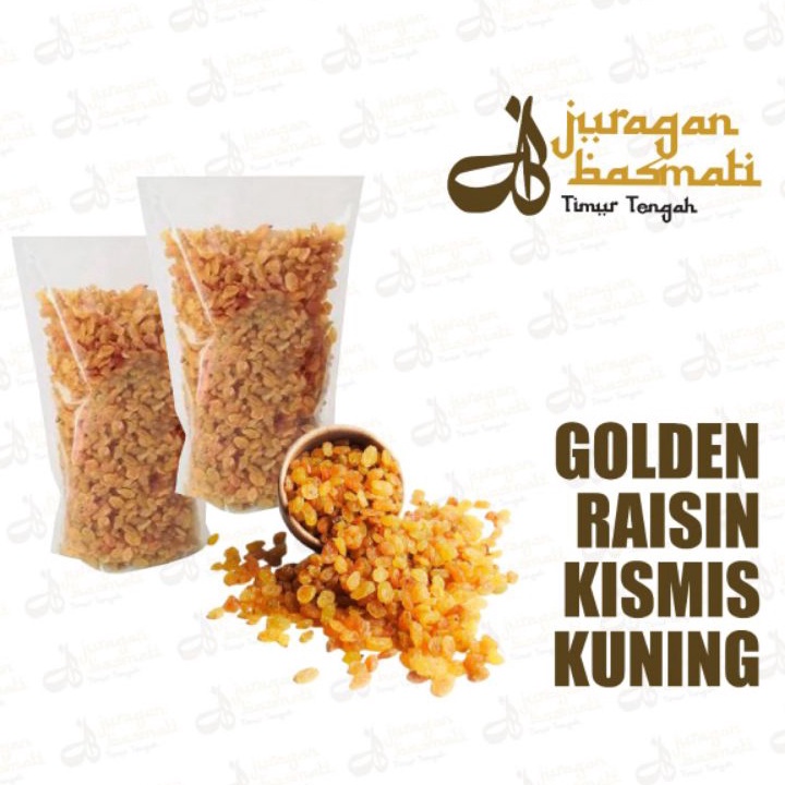 

TIPE JCB767 KISMIS KUNING 1KG Golden Raisin