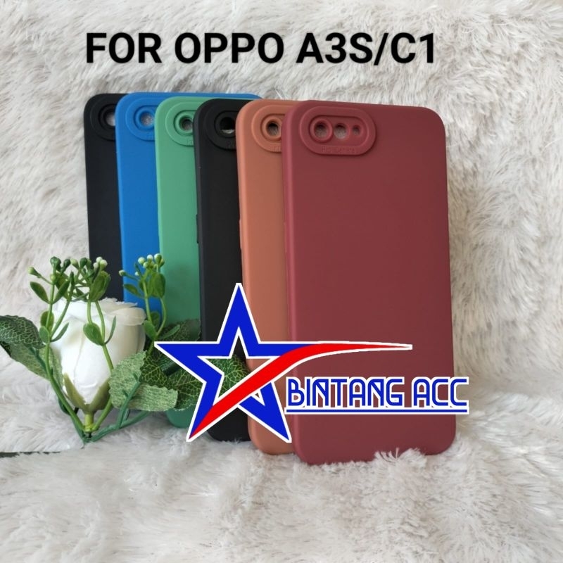 Softcase Macaron Pro camera Oppo A3s Candy Full Color 3D Slikon Tpu Case