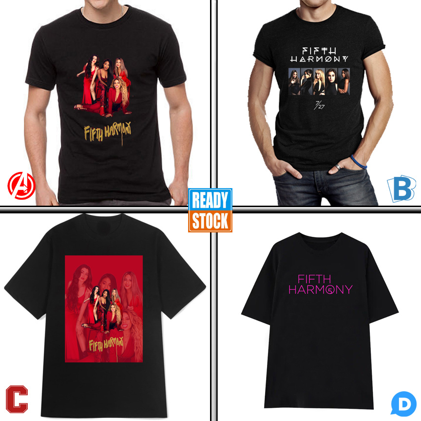 Kaos Fifth Harmony Tshirt 100% Cotton