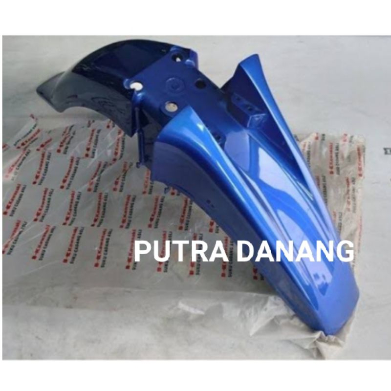 Slebor Spakbor Depan Kawasaki Kaze R Warna Biru