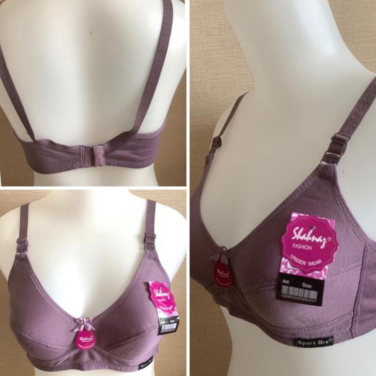 Murah SHAHNAZ  Sport Bra Shahnaz Kait 2  Busa tipis  Non Kawat