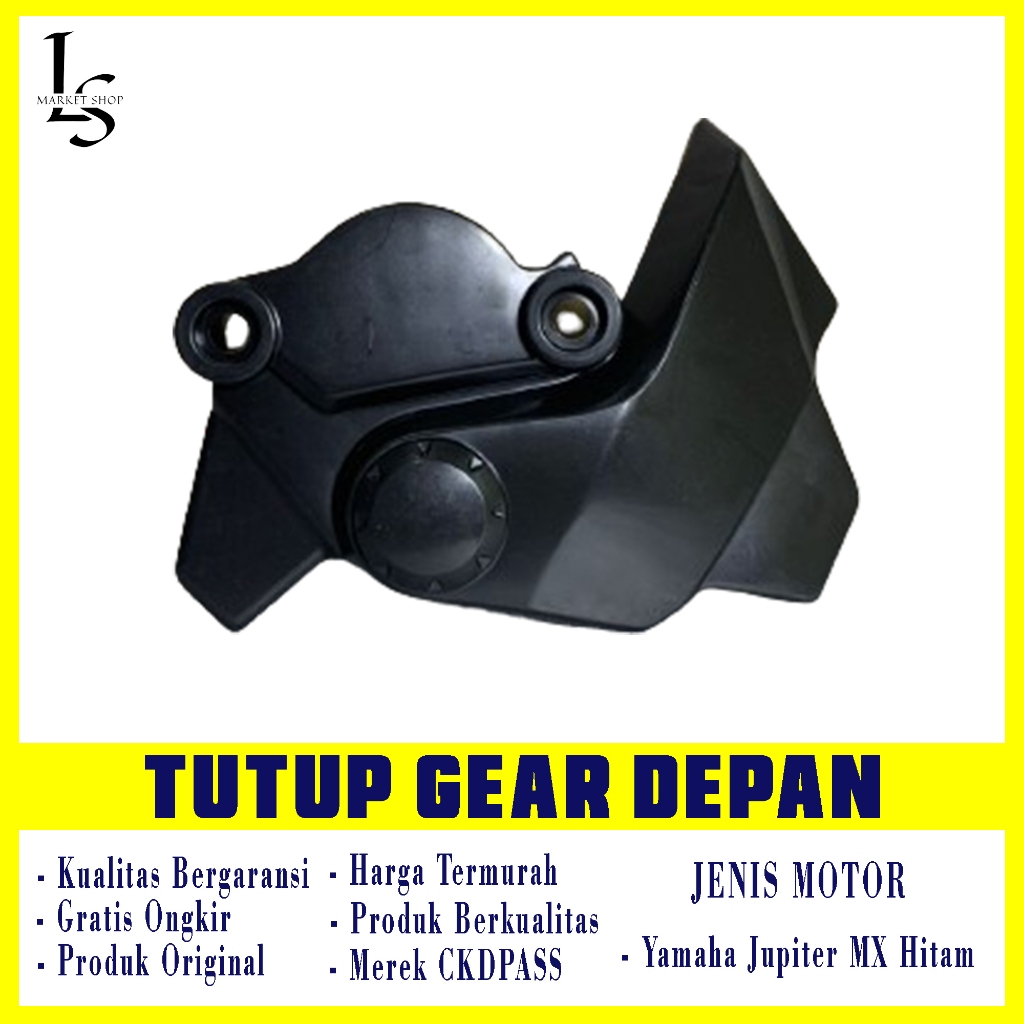LSMARKETSHOP - Tutup Gear Depan Jupiter Mx OLD Cover Tutup Gear Gir Depan Jupiter MX OLD HItam Tutup