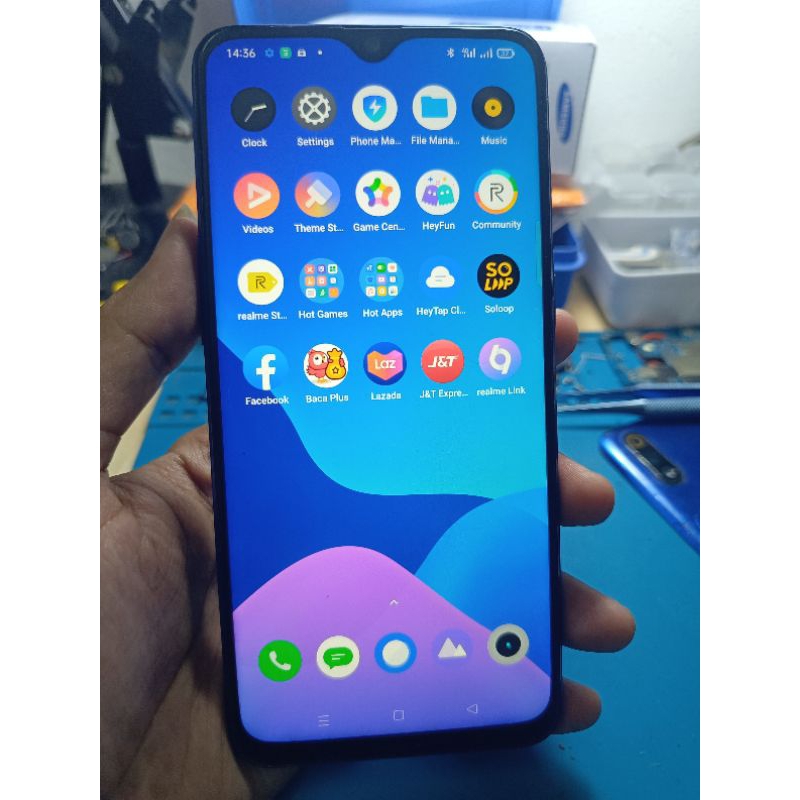 LCD Realme 3 Pro Original Copotan