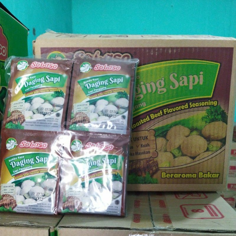 

RB22 1 Pack Roasted Beef Powder / Sari Daging Sapi panggang SOBASO 10g