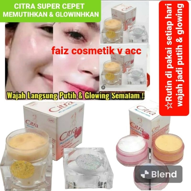 CREAM SIANG MALAM CITRA SUPER ASLI 100% ORIGINAL