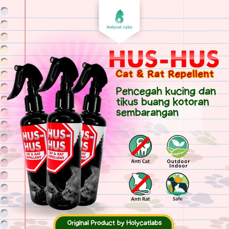HUS HUS ANTI KUCING PIPIS DAN PUP SEMBARANGAN