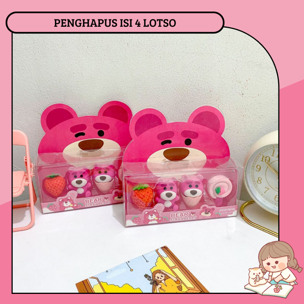 

(ISI 4) PENGHAPUS LOTSO TOY STORY PENGHAPUS LUCU PENGHAPUS KARAKTER LOTSO