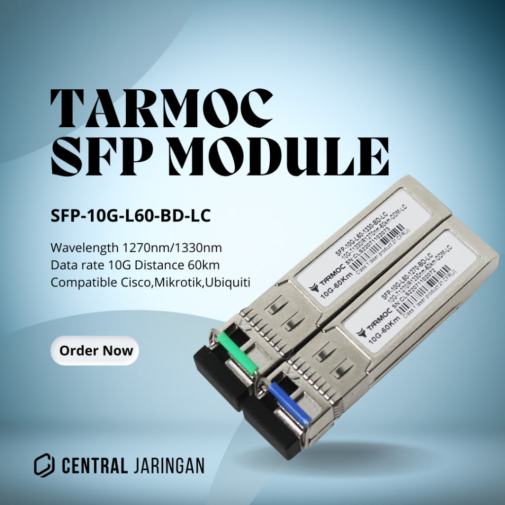 Tarmoc SFP-10G-L60-BD-LC | SFP 10G BIDI 60KM |SFP 10G 60KM Single Mode