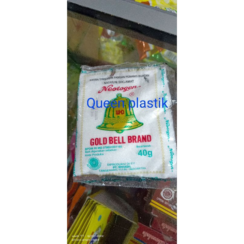 

pemanis bilang gula lonceng ecer 1 pcs