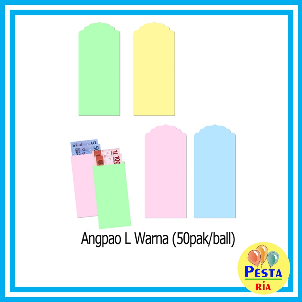

Murah!! (1Pak Isi 10pcs) Amplop Warna Uk L, amplop serbaguna, amplop polos, amplop undangan, angpao