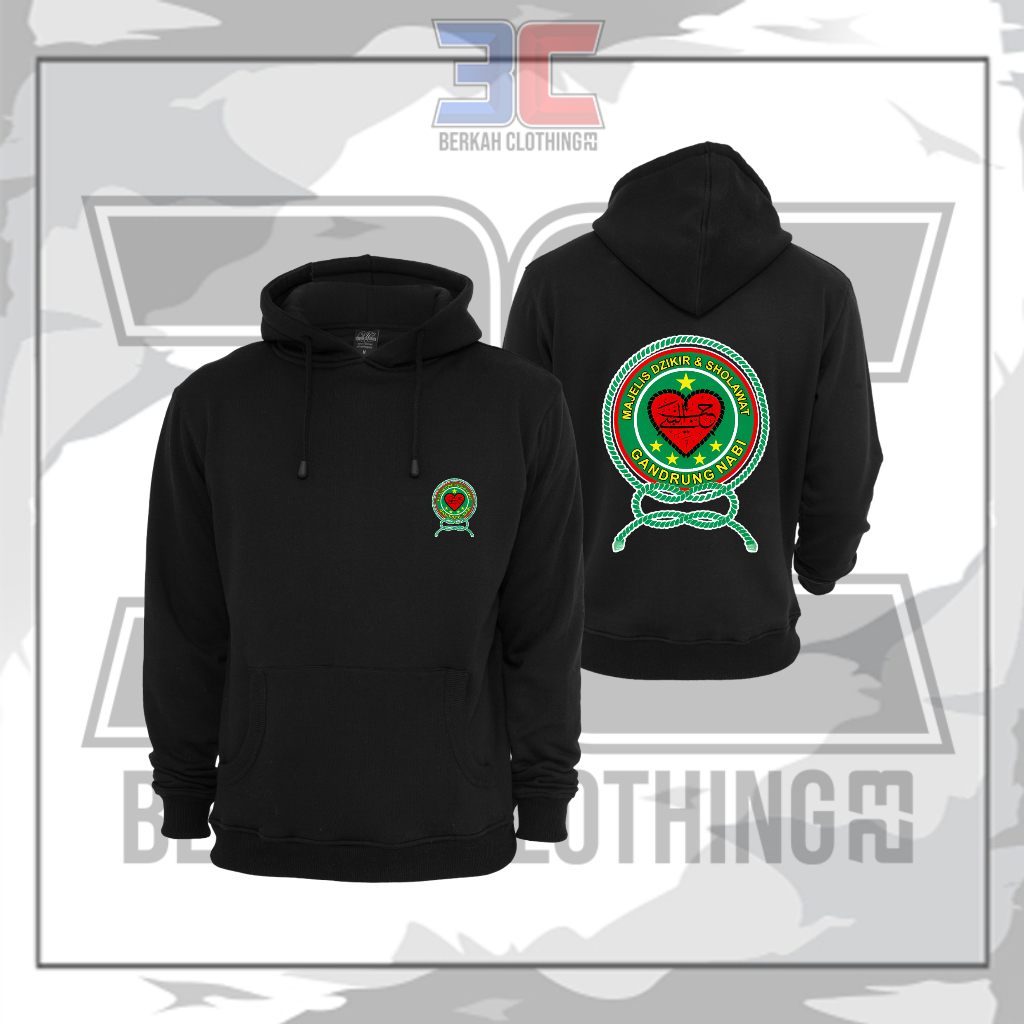JAKET HOODIE Solawat Majelis Gandrung nabi // Baju Solawat Gandrung mania