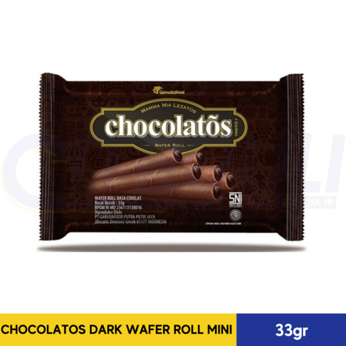 

CHOCOLATOS DARK WAFER ROLL MINI 33gr