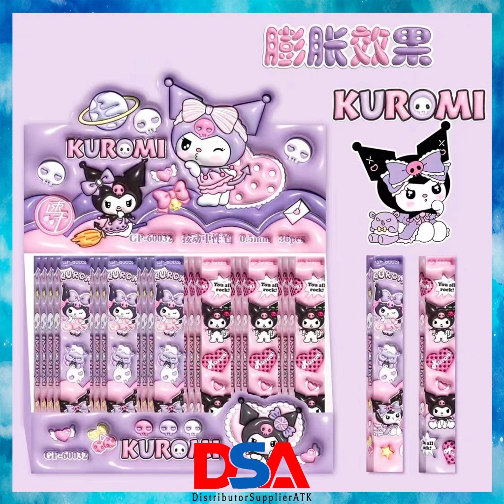 

PULPEN BLIND BOX KARANTER KUROMI/PULPEN GEL 0,5 AKRILIK PREMIUM/PULPEN KARAKTER SANRIO/PULPEN GEL TERMURAH