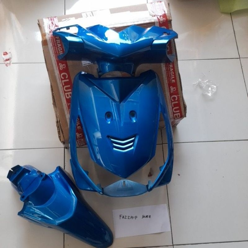 PAKET DEPAN BEAT KARBU BIRU MUDA // TAMENG BEAT KARBU BATOK BEAT KARBU SPAKBOR BEAT KARBU