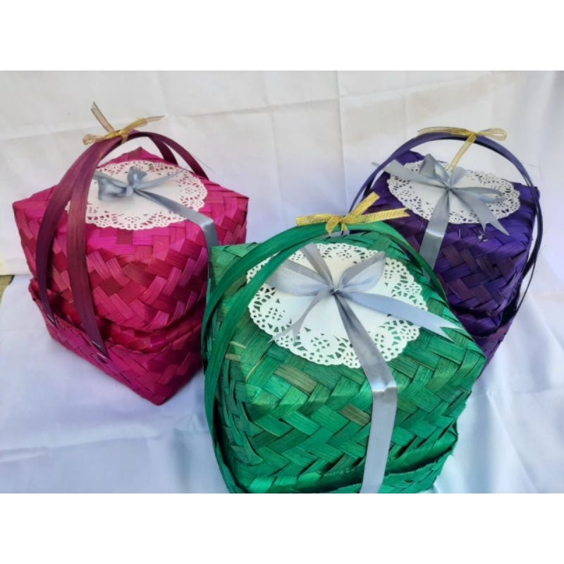 Besek Bambu/besek susun/besek warna/besek hajatan