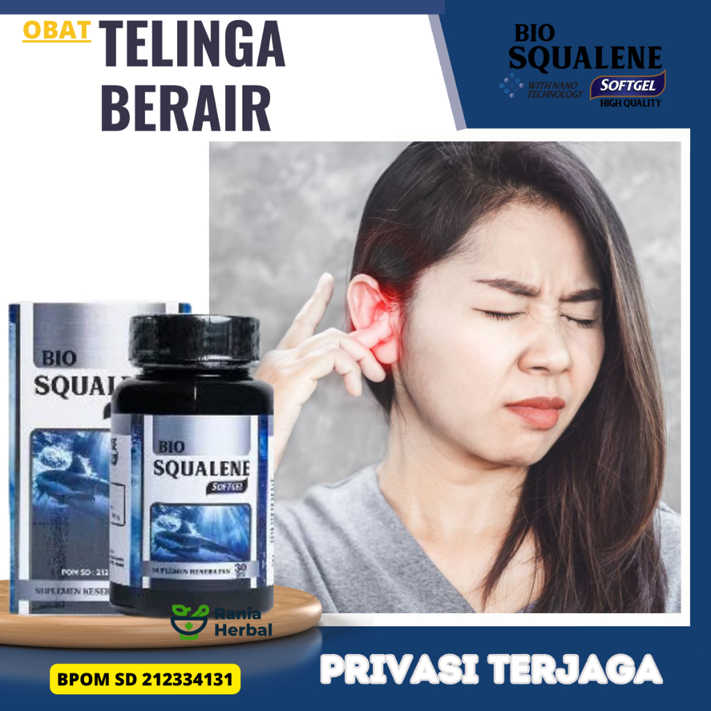 Obat Telinga Berair, Obat Telinga Berdengung, Obat Infeksi Telinga, Obat Telinga bernanah, Congek, B