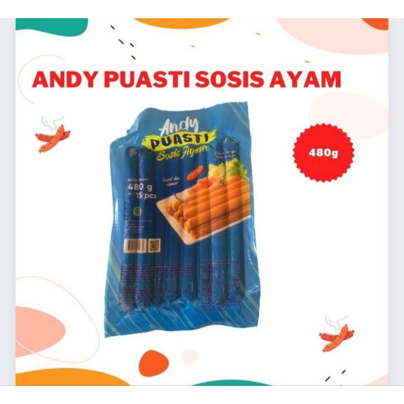 

ANDY SOSIS AYAM 500GR