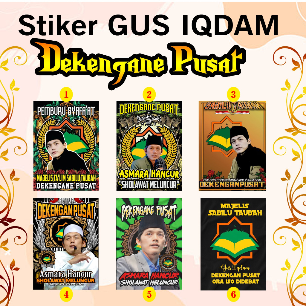 

Stiker langsung tempel GUS IQDAM Dekengan PUSAT