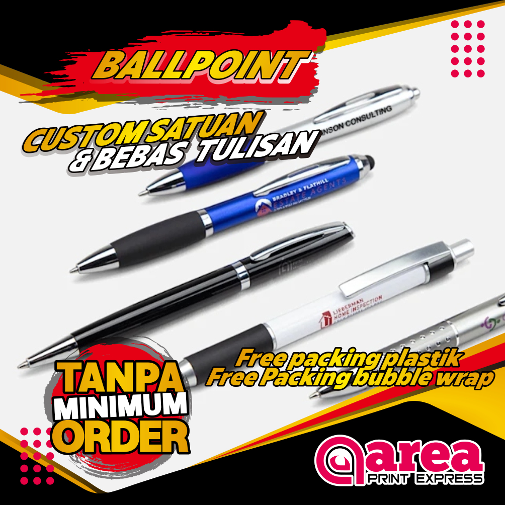 

BALLPOINT/BOLPOIN/PULPEN/PENA BEBAS DESIGN CUSTOM