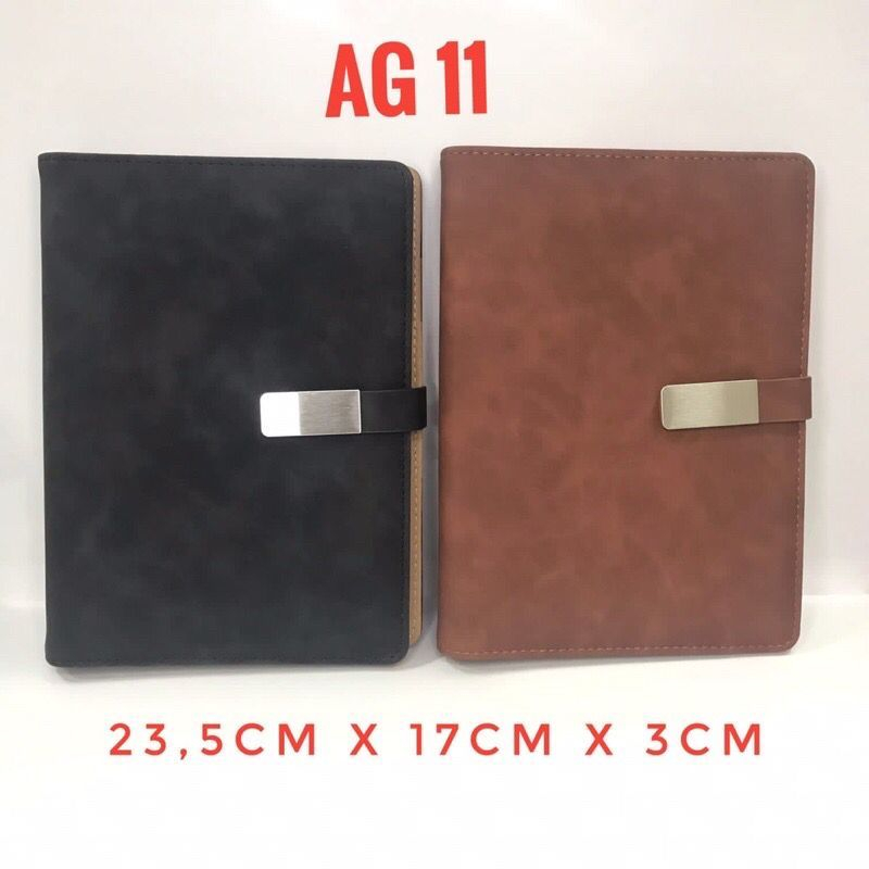 

AG 11 I Buku Agenda Bahan Kulit Sintetis I Buku Binder Cocok Untuk Buku Catatan Bisa Custome Nama dan Logo Perusahaan