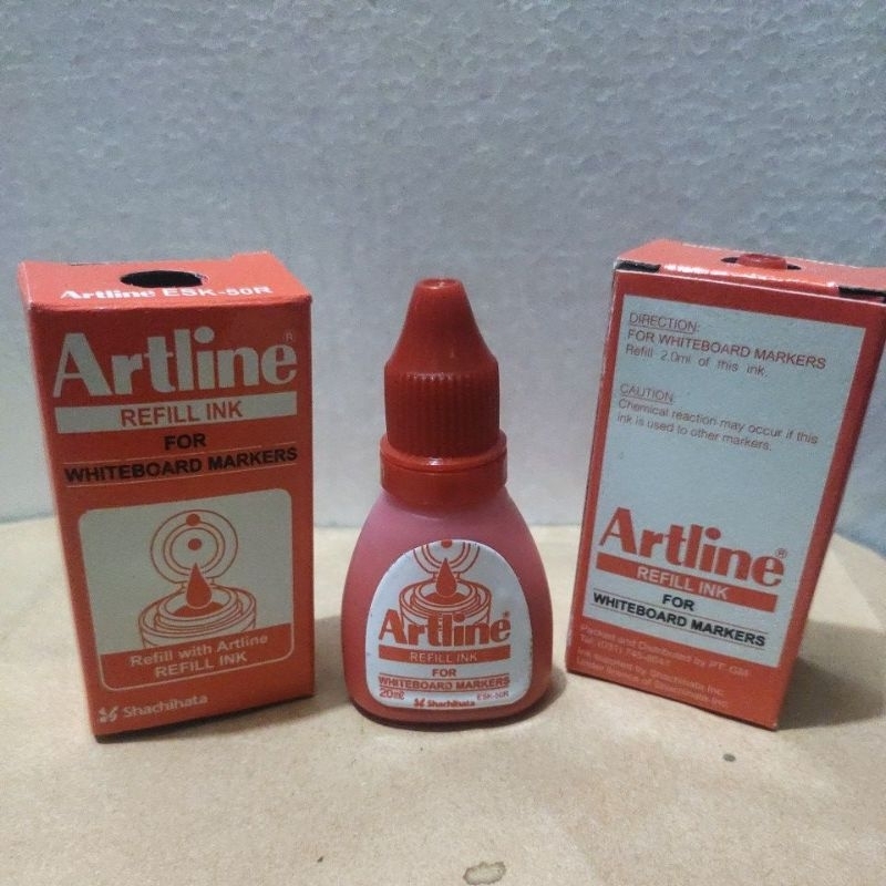 

refill ink artline whiteboard red 20ml ESK-50R / pcs