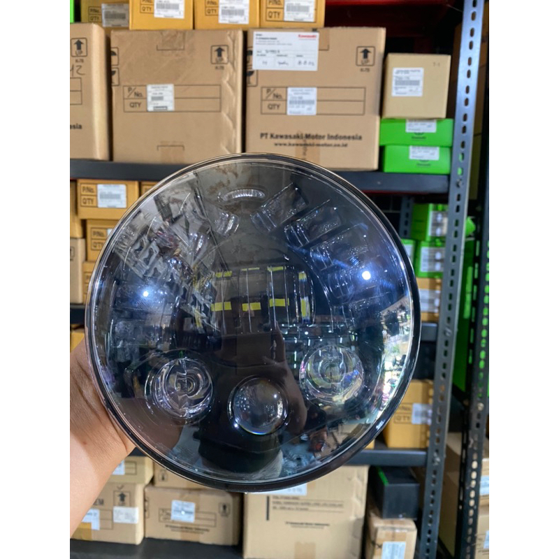 DAYMAKER LAMPU BULAT DAYMAKER NINJA SS 7 IN LAMPU BULAT NINJA SS NINJA R KAWASAKI NINJA DUA TAK
