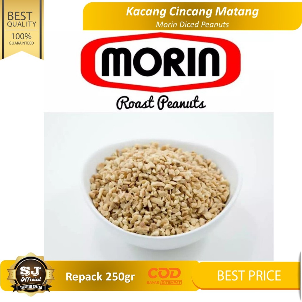 

Kacang Cincang/Cacah MORIN 250gr Siap Saji PREMIUM QUALITY