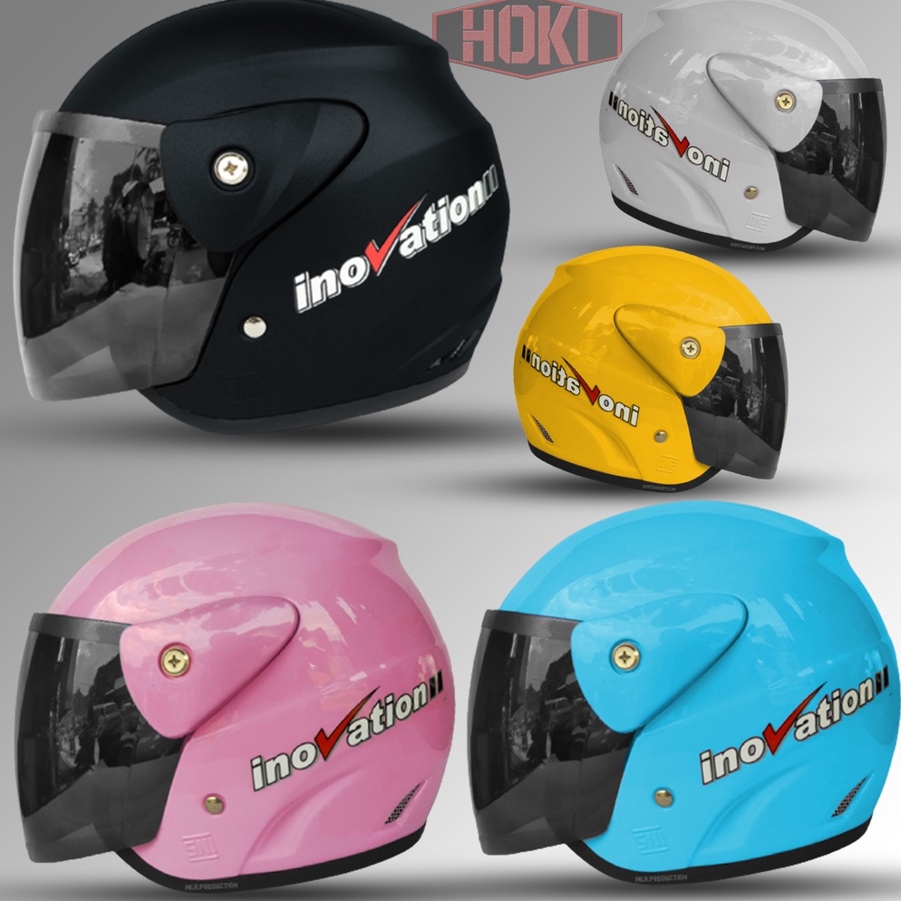Helm Half Face Dewasa Evo Inovation Model Seperti Helm GM Original  Helm Pria  Helm Wanita Bukan Hel