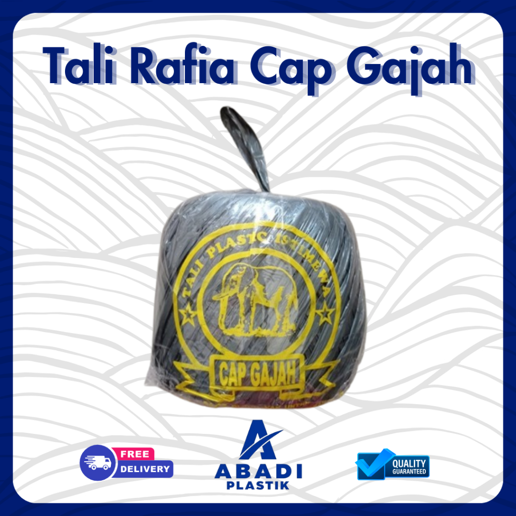 

[ BERAT 500G ] Tali Rafia PLastik Cap Gajah