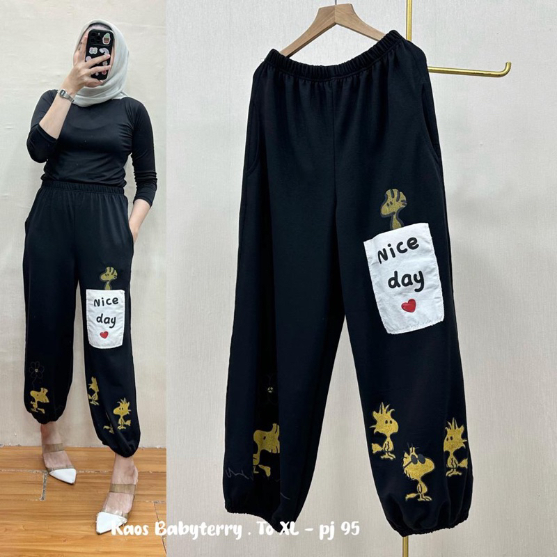 Celana kaos babyterry