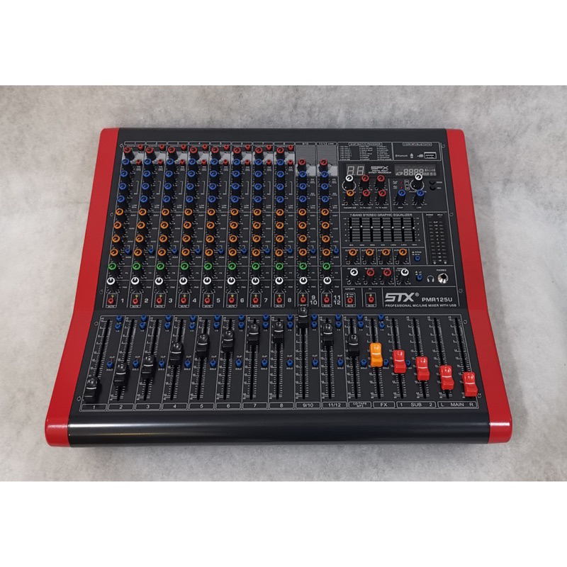 Mixer Professional 8 Mono + 2 Stereo Merk STX