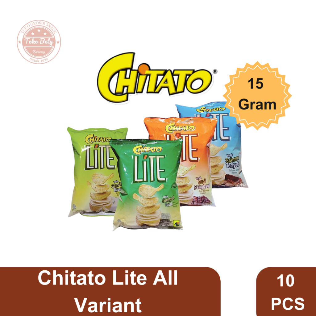 

Chitato Lite/ Lays Rumput laut Saus krim bawang Sapi panggang Salmon Teriyaki