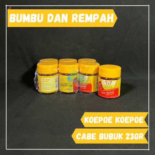 

Cabe Bubuk Koepoe Koepoe 23gr / Chilli Powder