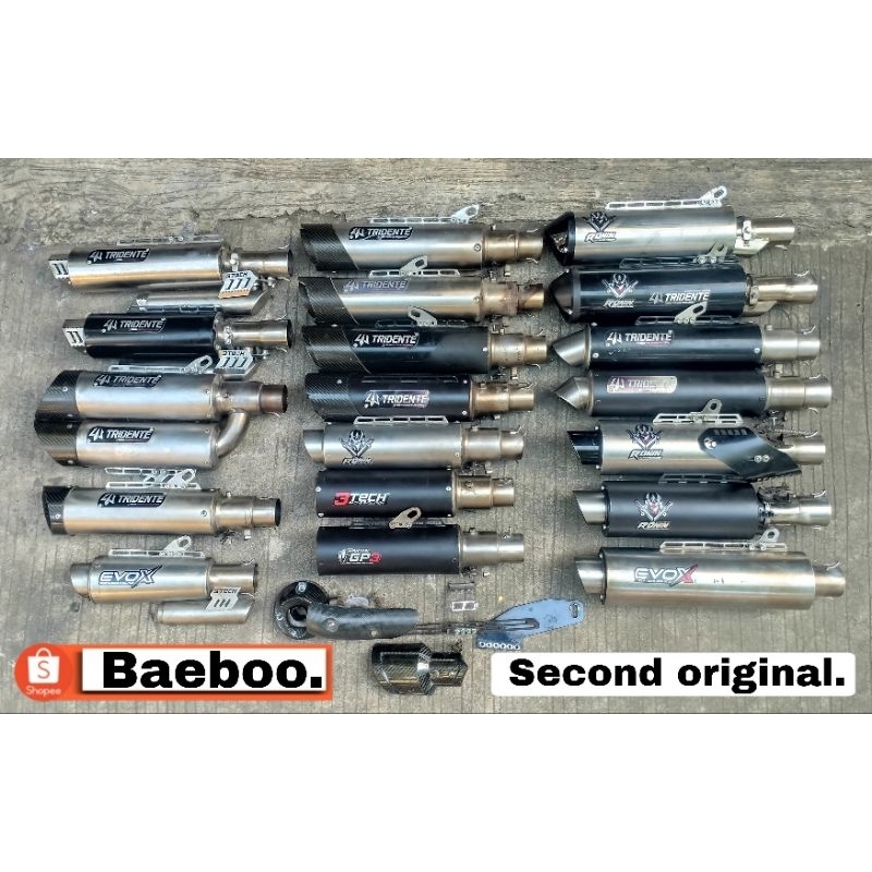 Knalpot Ronin Tridente Gp Spartan 3Tech (3 Suara) Evox