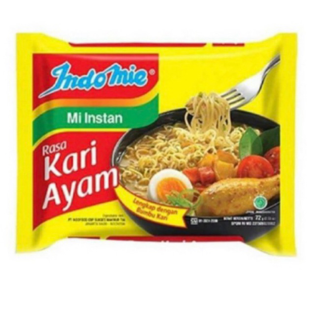 

indomie rasa kari ayam 5bks