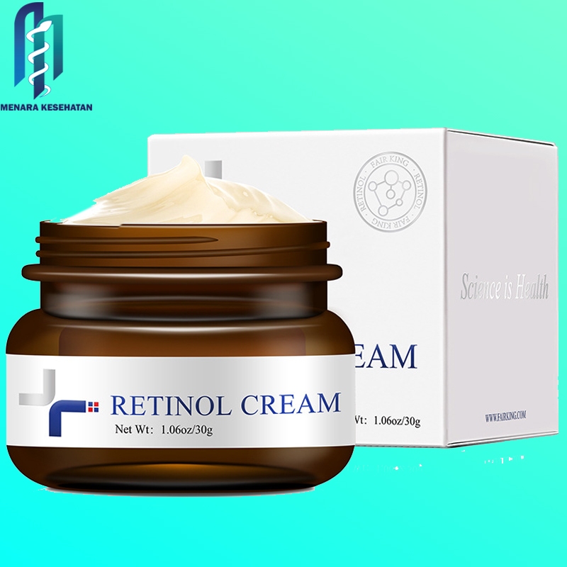 FAIR KING Retinol Cream Krim Retinol Ganda Anti penuaan Peremajaan Kulit Mengurangi Keriput Memudar 
