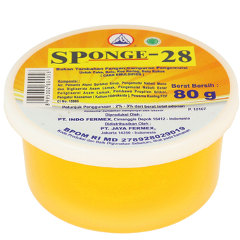 

SPONGE 28 SP CUP 80 GR
