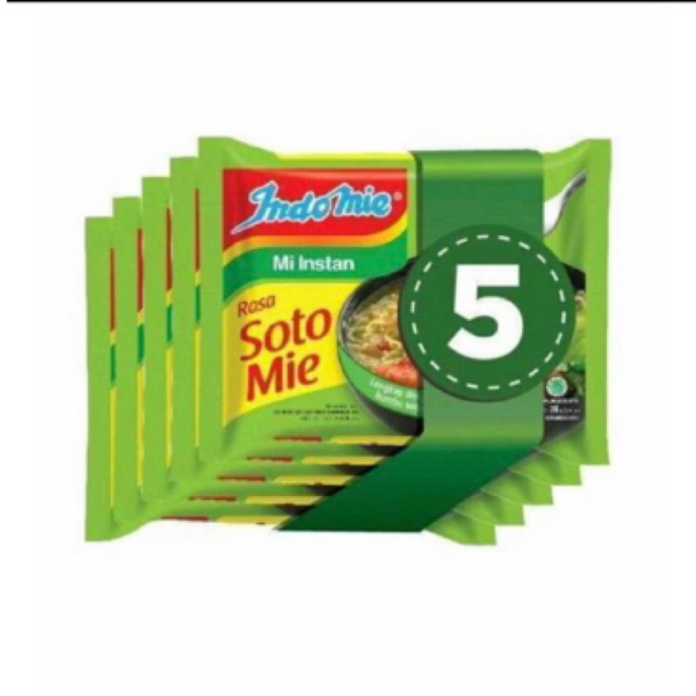 

indomie soto ayam 5 bks