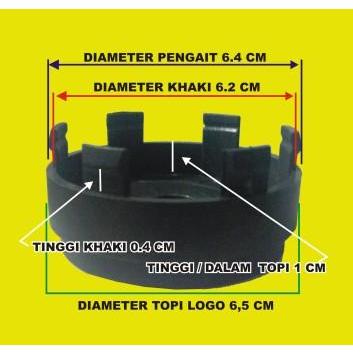 JKH Tutup As Roda Ban Mobil DOP Center Velg Enkei Tamack R15