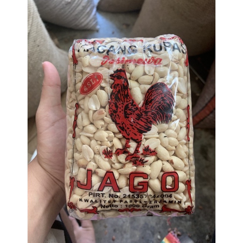 

Ayo Ramaikan Kacang Tanah Kupas Cap Jago 1kg Super MURAH Good product