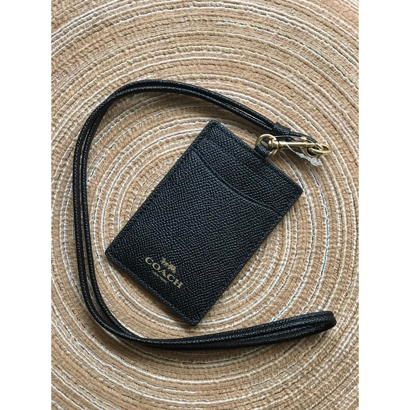 

New name tag / Id Lanyard Black / Black Brown