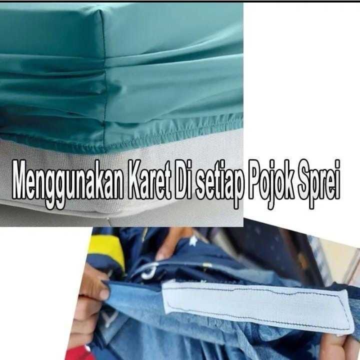 (20 RIBUAN) SPREI SAJA/BATANGAN MURAH MOTIF KARAKTER AESTHETIC BUNGA UK 180x200 160x200 120x200