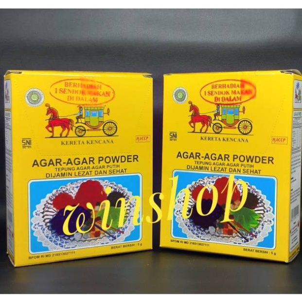 

qmvo 56 KERETA KENCANA AGARAGAR POWDER 12 Pcs 32