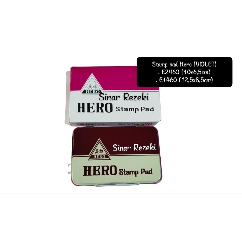 

1 buah!! E2460/E1460/Stamp pad Hero/bantal stempel/stamppad/bantalan stempel hero