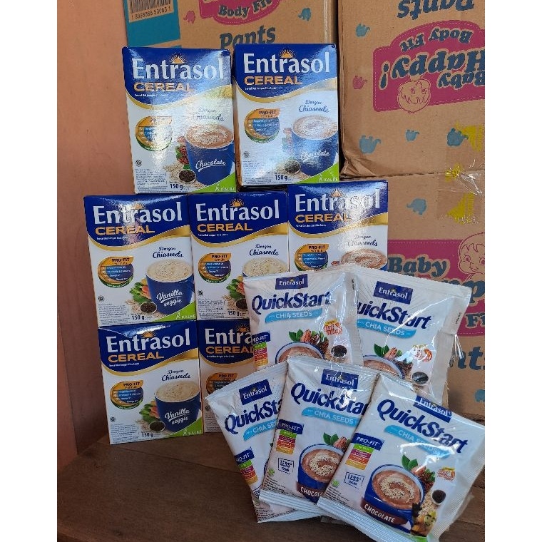 

Promo Terpopuler entrasol Quickstart sereal box 5x3gr Musim Promo