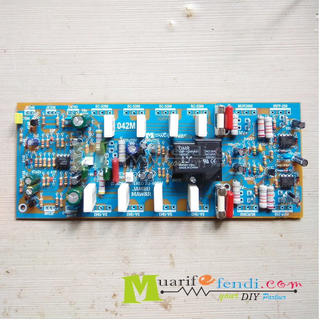 PAKET DIY Power Amplifier APEX Class H H900 MONO 2U 20cm MID HIGH LINE ARRAY 042M JAMBU MAWAR