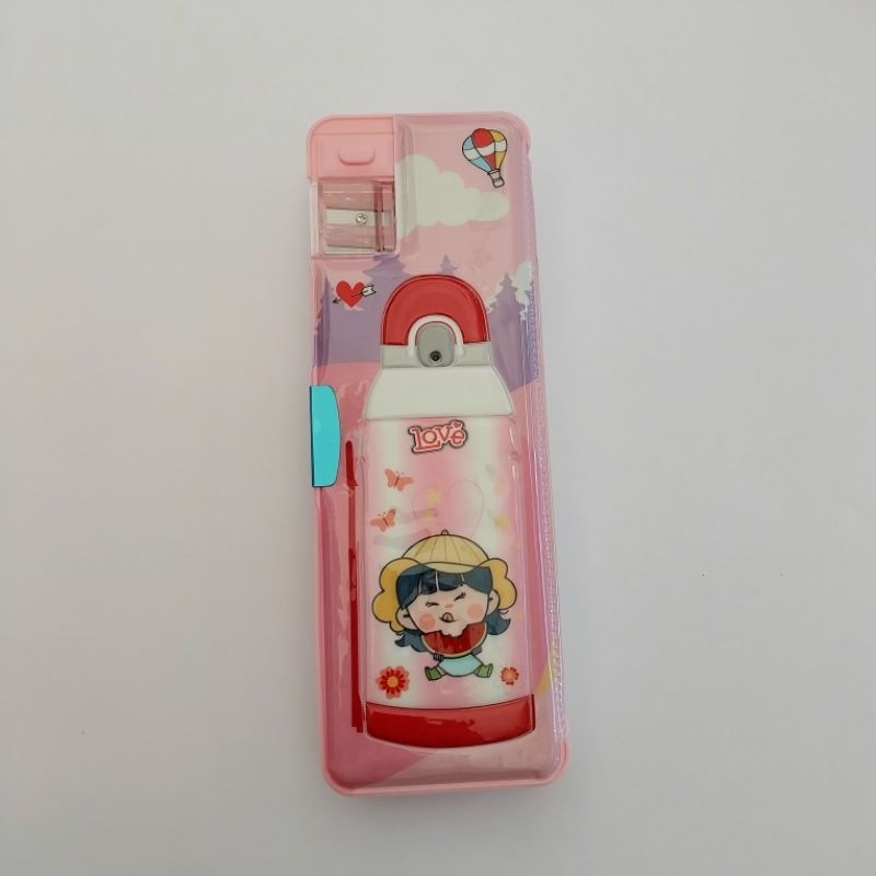 

(1 pcs) Pencil Case / Kotak Pensil Magnet Karakter + Orotan 2021-553