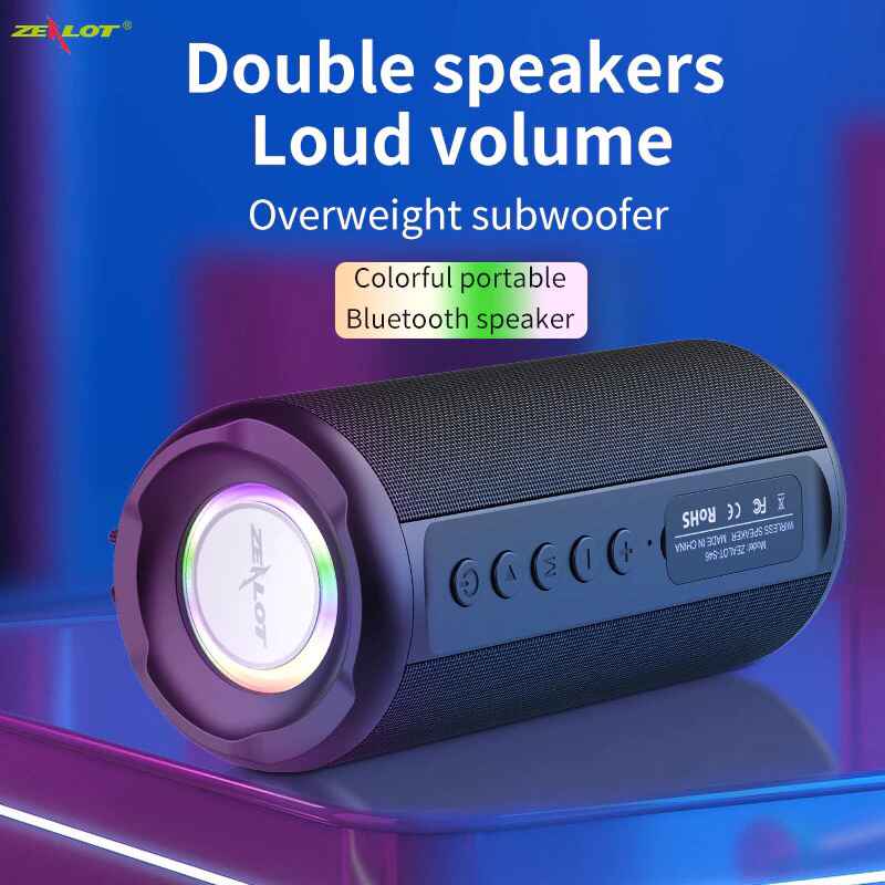 SPEAKER BLUETOOTH ZEALOT PORTABLE - S46/S61 ZEALOT ORIGINAL